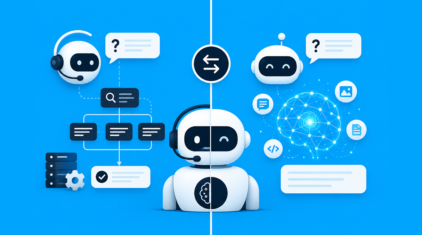 Generative Ai Chat Bot What Is the Difference Between Traditional and Generative AI Chatbots?