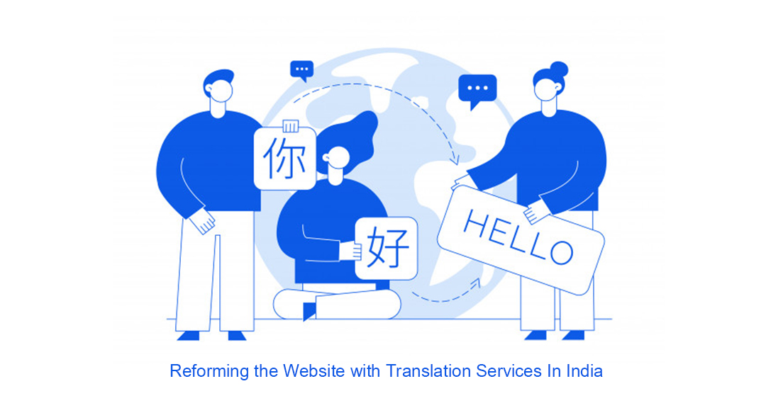 reforming the website with translation services